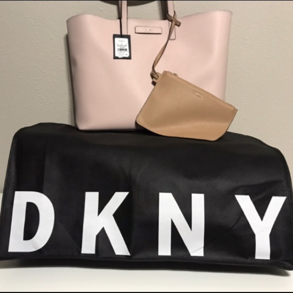 DKNY Reversible Tote & Matching Wristlet